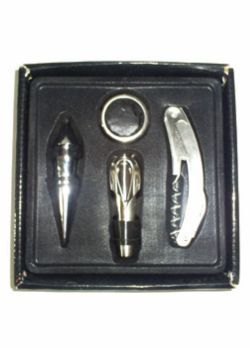 Kit vinho com 4 peças cód. 1792