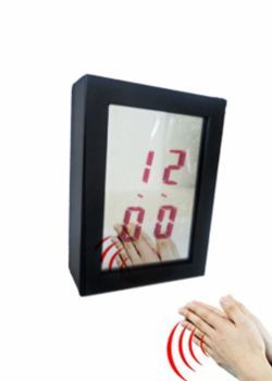 Relógio espelhado com despertador cód.10582