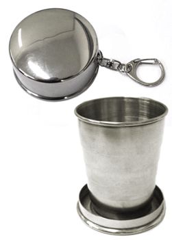 Mini copo chaveiro de metal cód. 11844