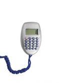 Mini calculadora com codão azul.cód 10344