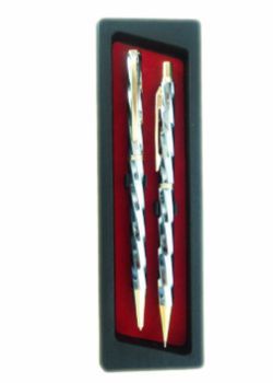 Conjunto de caneta e lapiseira em estojo cód. 10267-PRA
