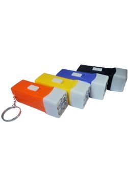 Chaveiro lanterna,material em plástico resistente cód.11604