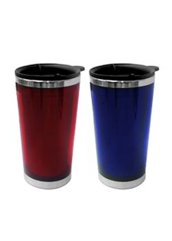 Caneca de acrílico com tampa de plástico cód. 10058