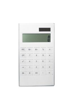 Calculadora 12 dígitos na cor branca cód. 11232