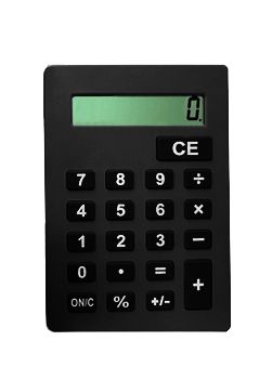 Calculadora grande de plástico.cód 11866