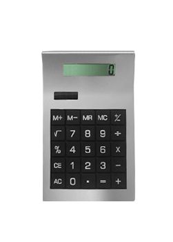 Calculadora de plástivo com teclado de borracha cód. 2732