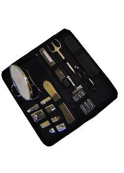 Kit manicure masculino com 12 peças.Cód s124